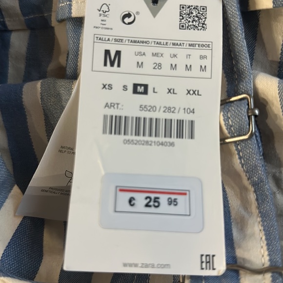 BRAND NEW ZARA SHORTALLS 🤍 💙 - Picture 5 of 6